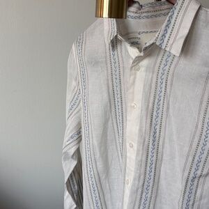 Hollister Striped Linen Shirt